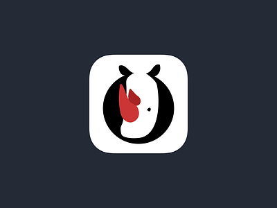 飞机稿_rhinoceros app icon logo ui