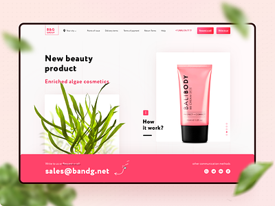 Сosmetics store 095 beautiful beauty cosmetic dayliui e-comerce layout product red seaweed sketch sketchapp store tube ui web