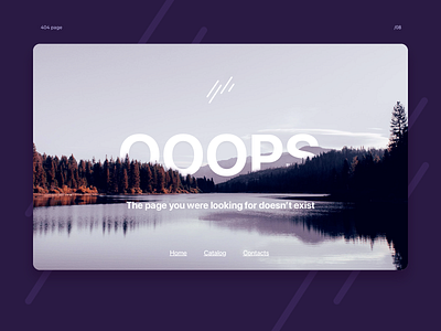 404 page 008 daily ui layout photoshop sketchapp ui web