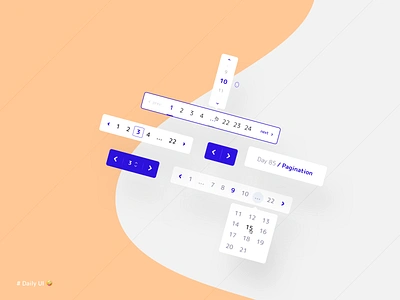 Pagination 085 daily ui dropdown kit mobile pagination product web