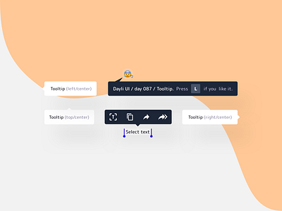 Tooltip 087 daily ui element hover kit mobile system tooltip ui web