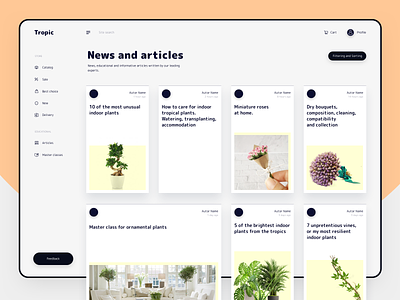 News and articles 094 articles daily ui kit layout news system ui web