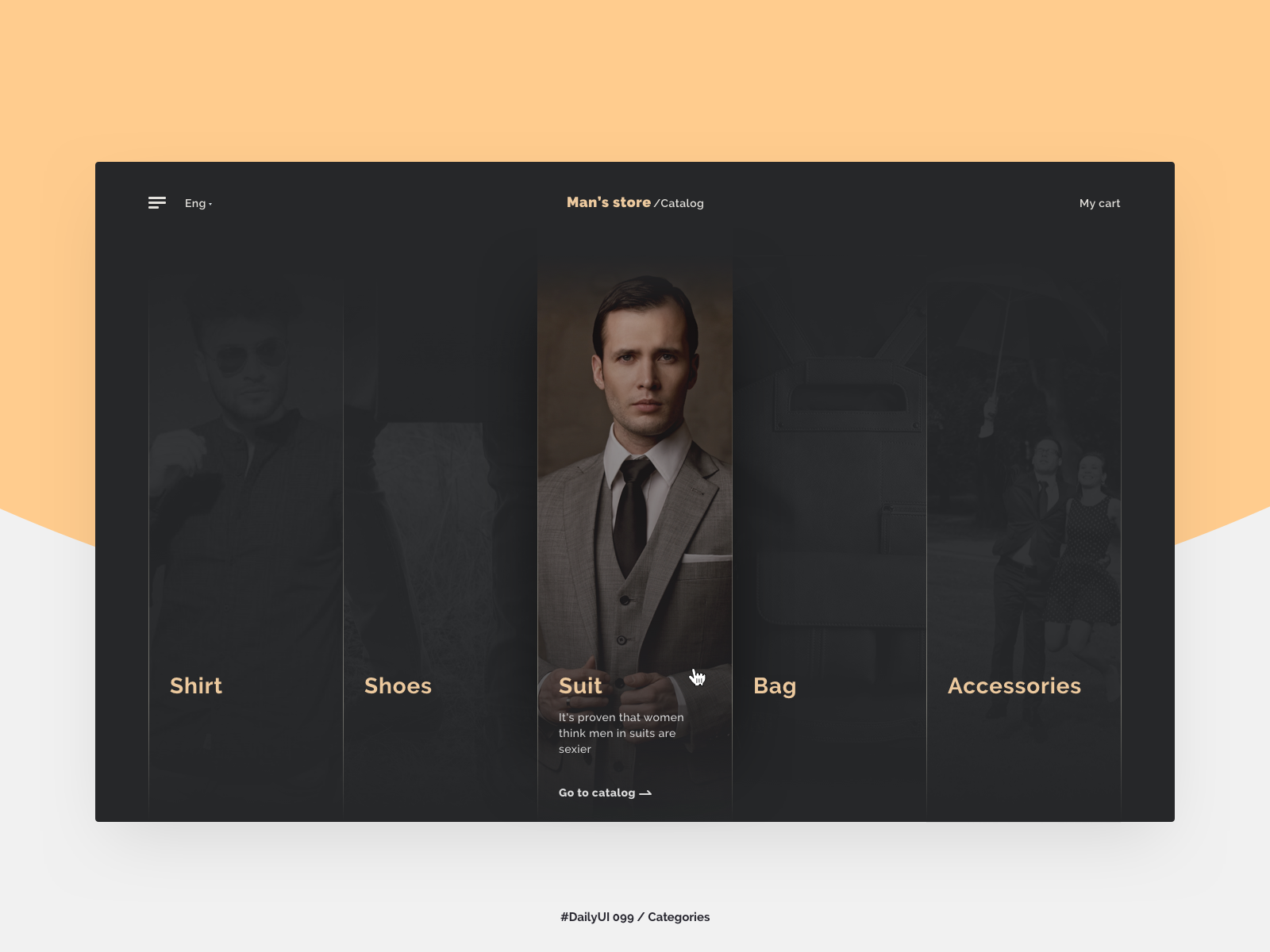 Categories by Sergey on Dribbble