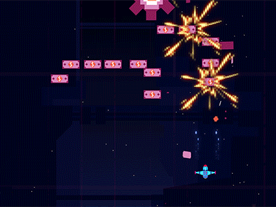MTM : game animation animation game invaders motion over pixel retro space
