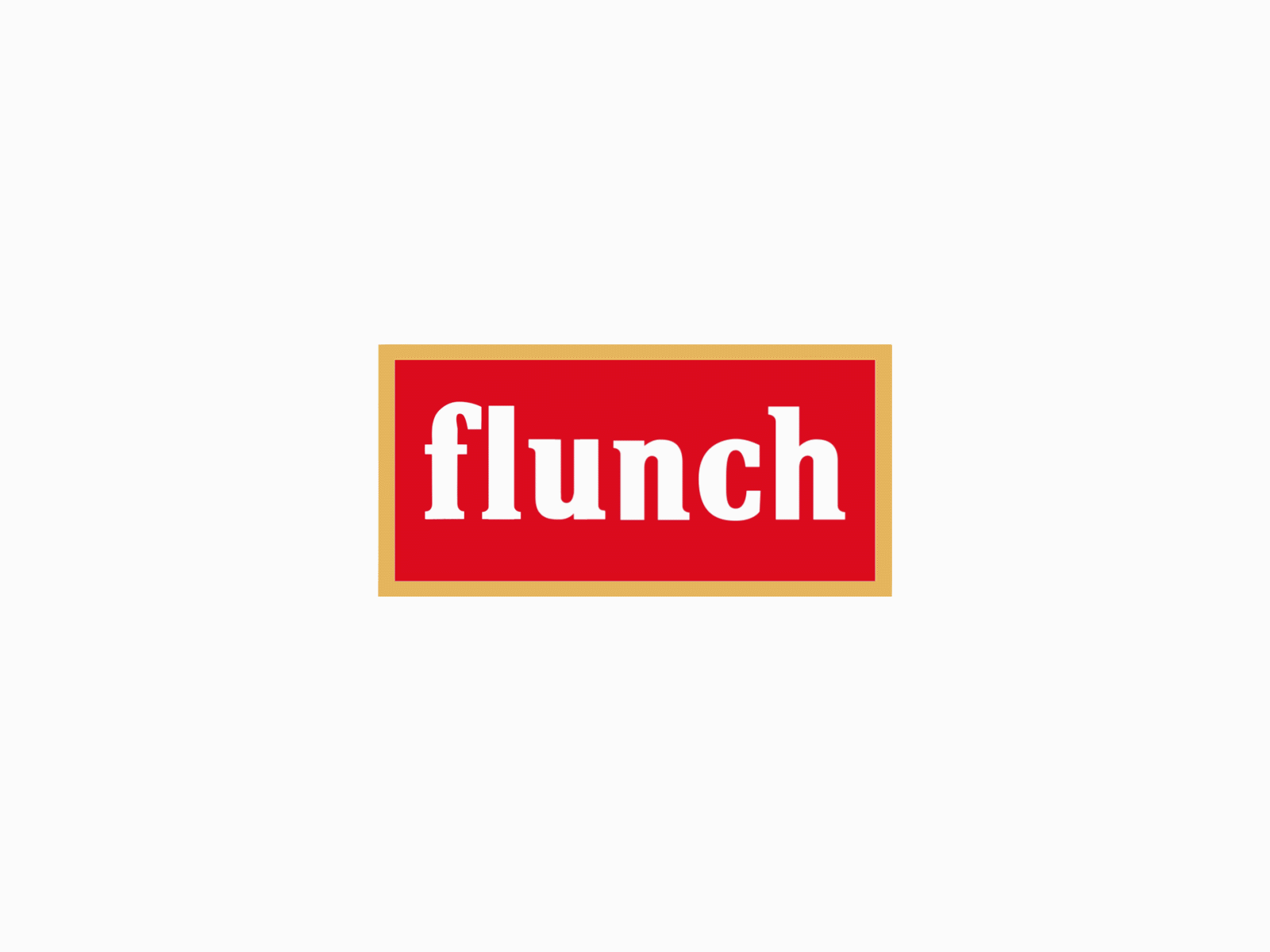 Flunch - Logo animation (old to new) 2d 2danimation ae after effects animation design flat kinetic logo minimal motion motion design smooth squash squash and stretch stretch typography vector