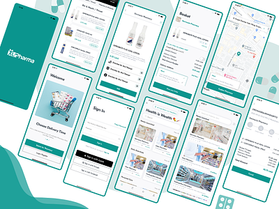 UI/UX Design Of Pharmacy Delivery App For Customer