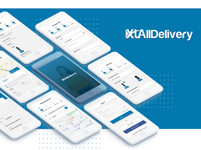 XLAllDelivery - On Demand All Delivery App Design app design delivery app design food delivery app grocery delivery app mobile app multi delivery app uiuxdesign