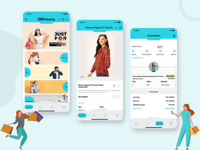 E-commerce Mobile App UI Design by XongoLab Technologies LLP on Dribbble