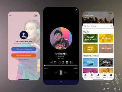 Music App UI Design