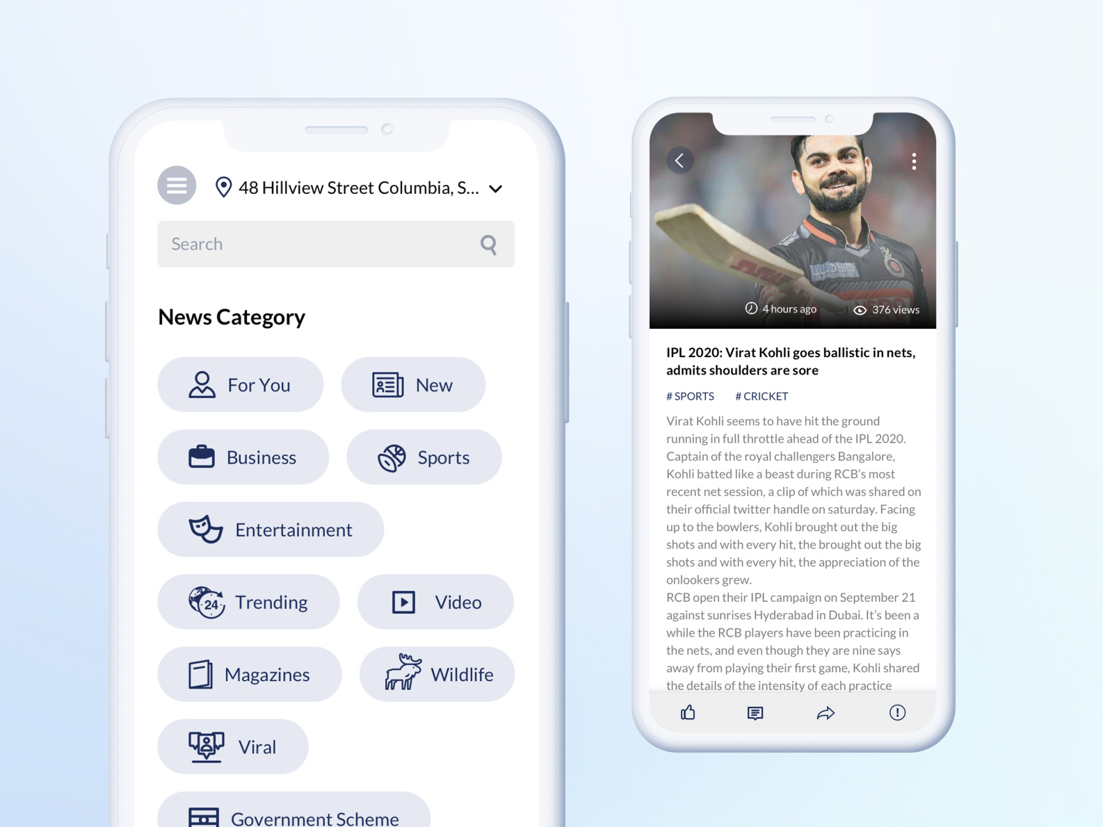 News App Design by XongoLab Technologies LLP on Dribbble
