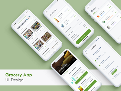 Grocery Delivery App UI Design