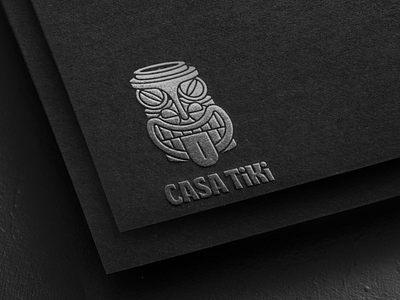 Casa Tiki illustration logo