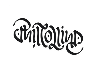 Phil Collins - ambigram - v1 ambigram collins phil slambigrams