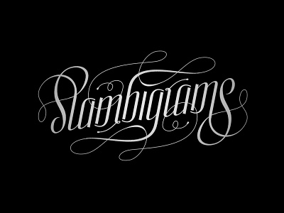 Slambigrams Logo by B-Wichmann on Dribbble