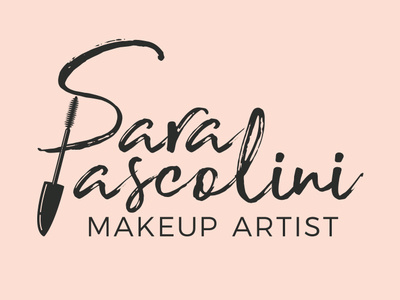 Sara Pascolini MUA - Logo Design branding design graphic design logo logo design makeup makeup artist mua