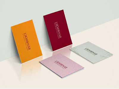 Likmonar | branding design art branding card card design cosmetic cosmetics identity illustration logo typography