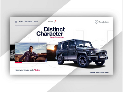 Daily UI – Mercedes dailyui mercedes benz uidesign webdesign
