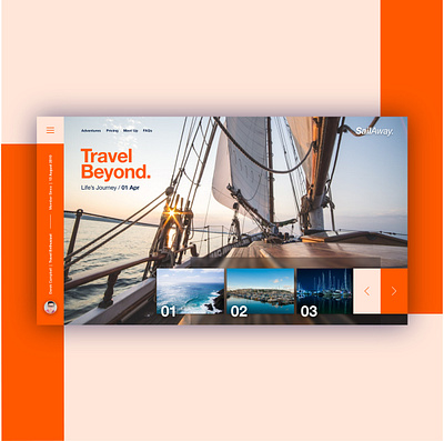 Daily UI – Travel dailyui travel uidesign webdesign