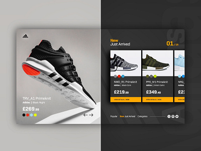 Daily UI – Adidas adidas dailyui uidesign