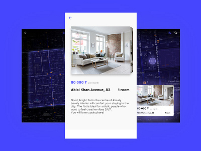 Real estate app concept