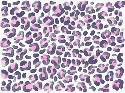 Splash screen leopard pattern animal print illustration pattern photoshop pink portfolio print purple splash screen vector