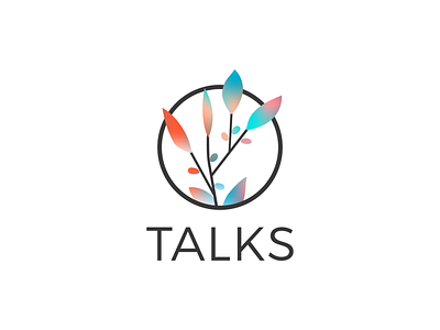 Talks - Main logo design logo