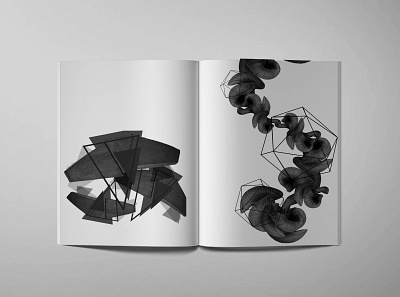 Architectural Narrative - Contemporary 2 design editorial mockup photo montage