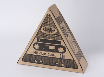 Grogue - Cassette tape design illustration mockup packaging photography