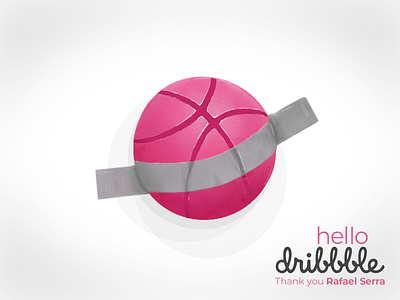 Hello Dribbble design illustration