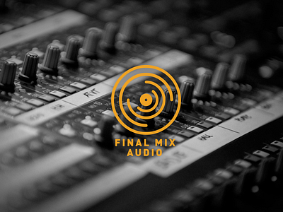 Final Mix Audio - #2 1 2 3 99 audio audio logo branding design final illustration illustrator indentity lewis webster liverpool logo logo design mixer music music logo shape