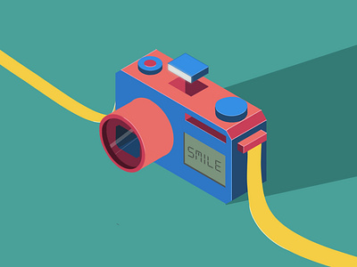 WIP- Camera Isometric Illustration