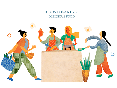 Baking illustration