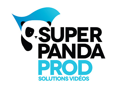 SuperPanda Prod identity logo panda video