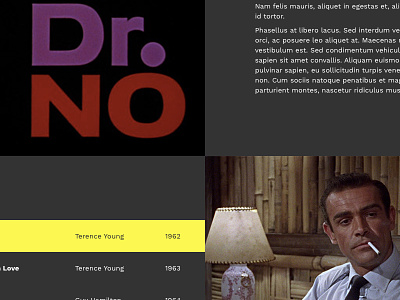 Homepage dr no james bond list movies