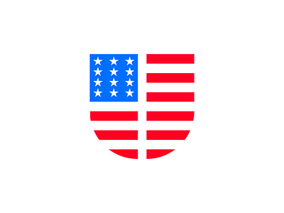 J + USA Flag logo america american american flag brand branding clean design flag graphic design logo logos united states usa