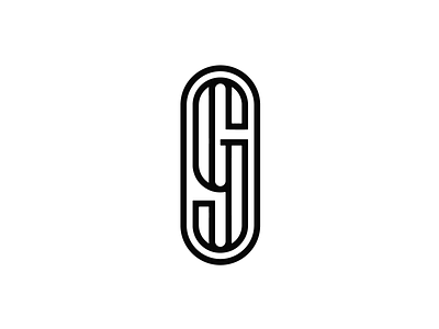 GJ logo black brand branding clean coffee coffeeshop creative denmark design graphic design logo logos minimalist shoop shop tea white
