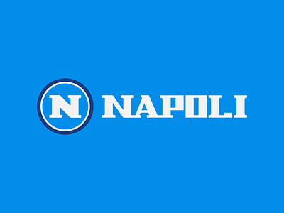 Napoli Logo Redesign (Unofficial) branding clean design esports esports logo football futbol gaming italy jersey laliga logo napoli premier soccer soccer logo