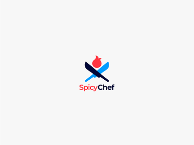 Spicy Chef branding chef cocina cocinar cooking design food logo logos restaurant supermarket supermercado
