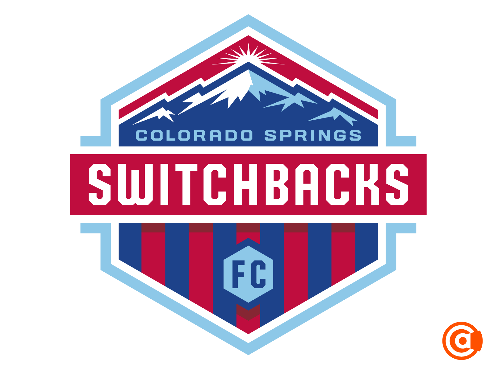 USL Championship Colorado Springs Switchbacks FC Rebrand by Alex