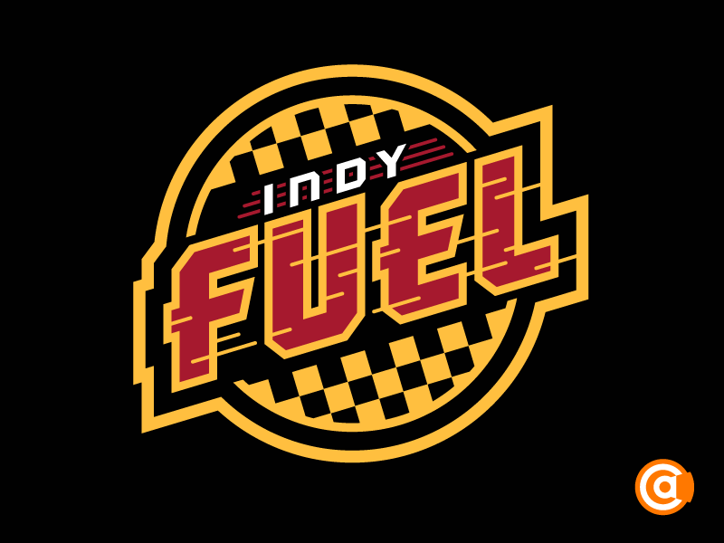 ECHL Indy Fuel Primary Logo Rebrand by Alex Clemens on Dribbble