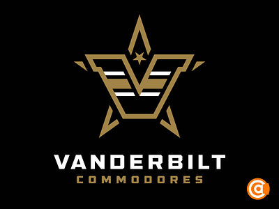 NCAA | Vanderbilt Commodores Primary Logo Rebrand commodore logo primary vanderbilt