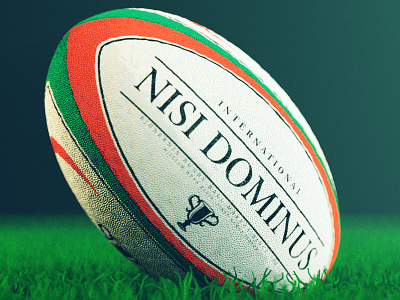 Rugby Nisi Dominus c4d grass hair tests redshift rugby still