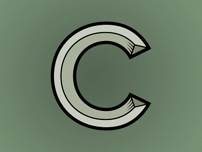 C branding c cartoon illustrative letter lettering logo typography