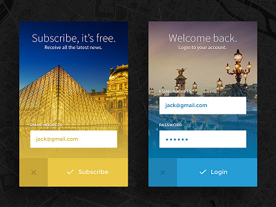 Freebie: Subscribe & Login download flat free freebie login minimalistic modal slovenia subscribe ui ux web