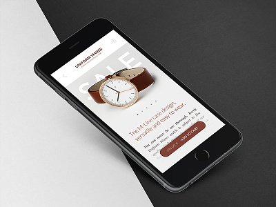 Uniform Wares Mobile 2015 beoplay ios iphone minimalistic mobile mockup photography typography ui ux watches