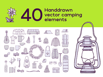 Camping Illustrations