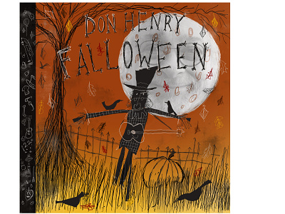 Falloween cdcover fall halloween illustration illustrator procreate procreate art