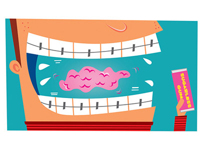 Teeth2 braces illustration illustrator teeth
