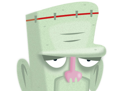 The Butler illustration monster vector