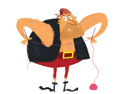 Pirate characterdesign illustration kidlit photoshop picturebook pirate